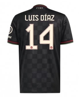 Billige Fotballdrakt Bayern Munich Luis Diaz #14 Replika Tredjedrakt 2025-26 Kortermet Billige Fotballdrakt Bayern Munich Luis Diaz #14 Replika Tredjedrakt 2025-26 Kortermet